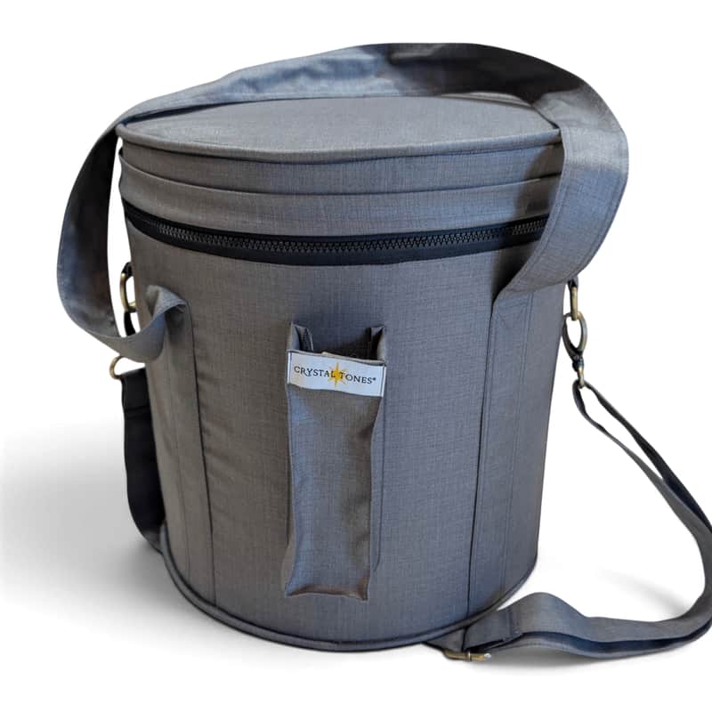 8" Crystal Tones Fabric Bag image 1