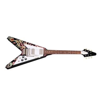 Epiphone Jimi Hendrix Limited Edition "Love Drops" Flying V w/ Hardshell Case image 3