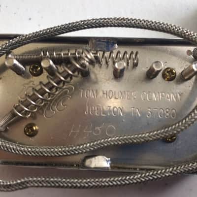 Tom Holmes H450 H455 PAF Humbucker Pickup Set Braided Wires image 3