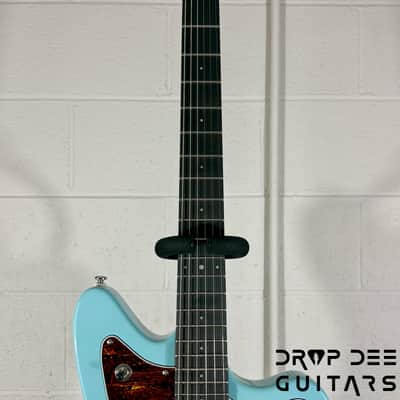 Balaguer 10th Anniversary Growler Classic Electric Guitar w/ Case - Sky Blue Gloss image 9