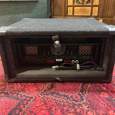 2004 Marshall EL34 100/100 Dual Monoblock Rack Power Amp With Rack Mount Case image 6