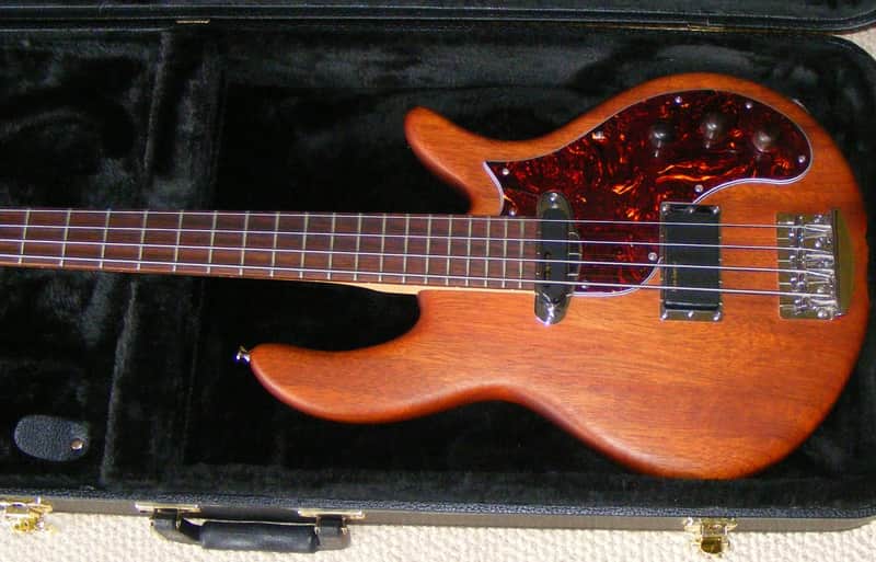 Birdsong Short Scale Bass 2015 Natural Mahogany image 1