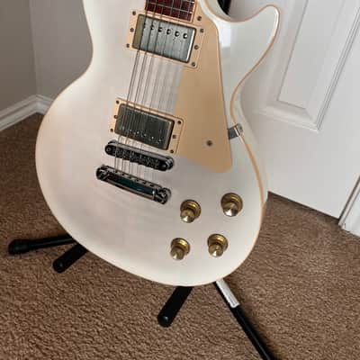 Gibson Les Paul Signature T with Manual Tuners 2013 - Alpine White Burst image 4