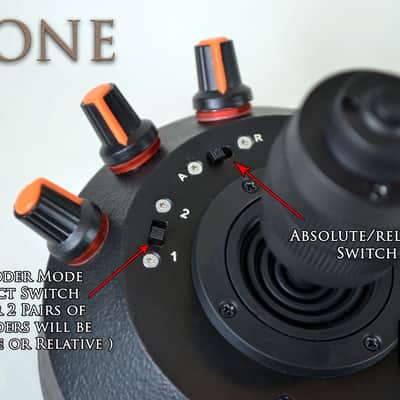 Midi Controller 3 Axis Joystick with USB C interface 2 Program Dual Mode controller plus 4 rotary encoders with key buttons image 3