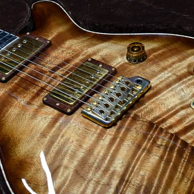 PRS Private Stock Custom 22 Figured Koa Top-Natural Smoked Burst with Ebony Fingerboard 2019' image 2