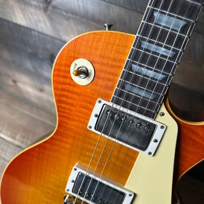Gibson Custom 1960 Les Paul Standard Reissue, VOS 8.15 LBS!! - Tangerine Burst 06037 image 6