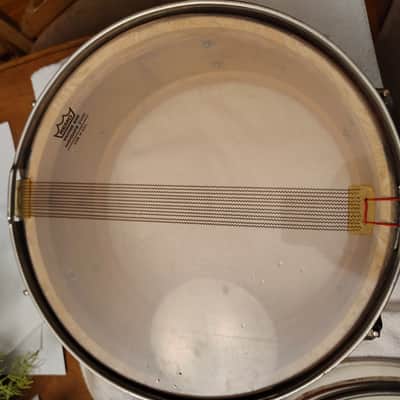 WFL 14"(Diameter)x6.5"(Depth) Snare Drum 1956 - Red wrap image 11