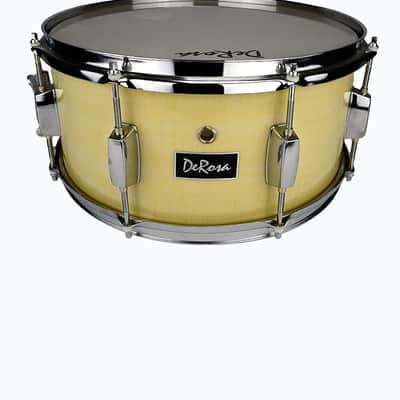 De Rosa DRMS14-NT 14" Snare Drum Kit w/Backpack Case, Sticks, Tuning Key, Snare Straps & Stands image 2