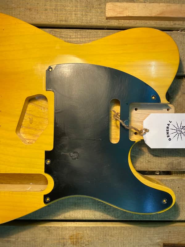 General Vintage Tone Pickguard original Bakelite for Telecaster 52 - Broadcaster. 1950a real nitroc image 1