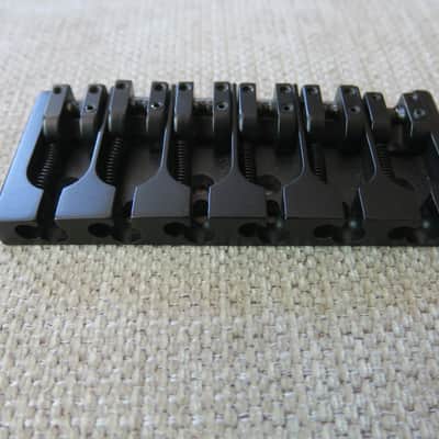 Hipshot A Style 6 String Brass Bridge .708" / 18mm Spacing image 6