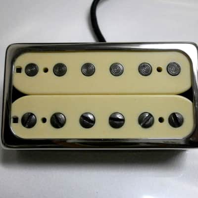 Q pickups  CREAM Open CHROME Cover  Humbucker PAF Guitar Pickup Hand Wound By Q Pickups image 2