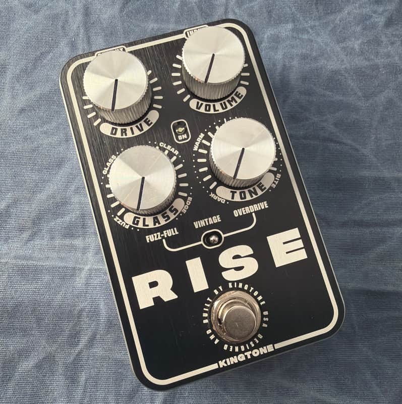 King Tone Guitar Rise V2 with External Dip Switches 2023 - Present - Black image 1