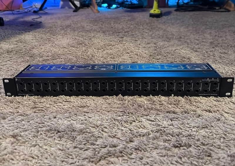 ART P48 Rackmount 48-Point Balanced TRS Patchbay 2019 - Present - Black image 1