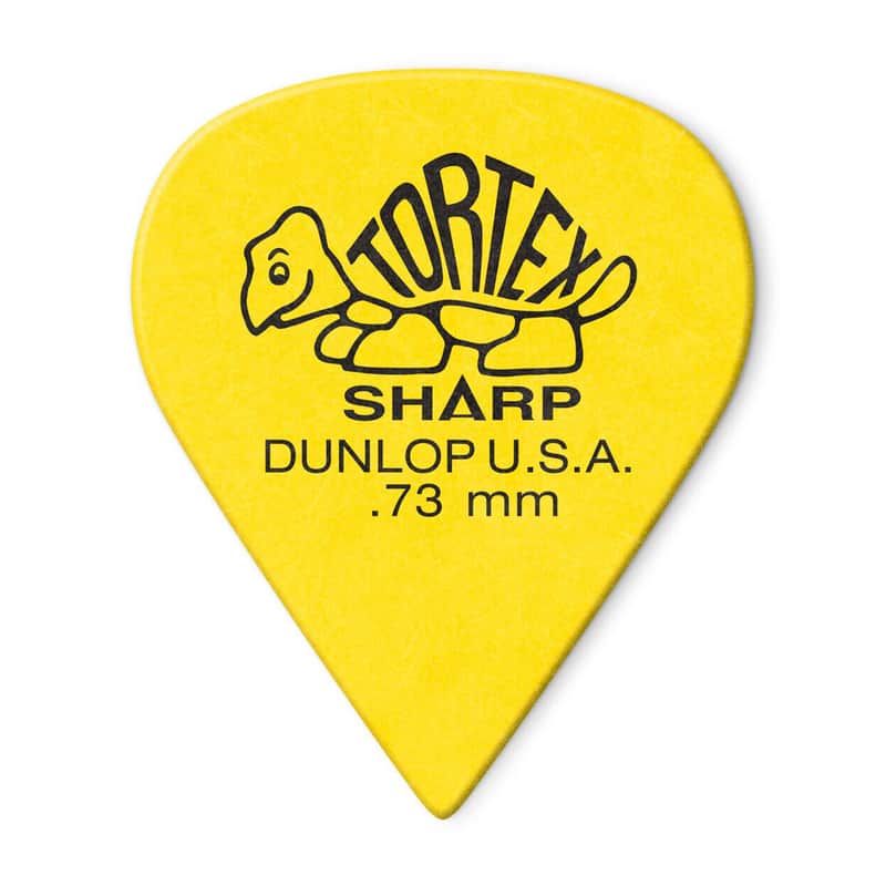 Dunlop Tortex Sharp .73mm 4 Pack (48) Bundle image 1