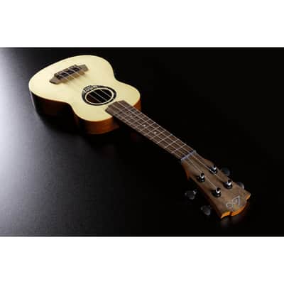 LAG Soprano Slim Arched Back Electro Ukulele With Case Bild 5