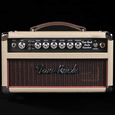 Two-Rock Studio Signature Head Amp - Blonde Tolex with Black Face, Oxblood Cloth image 1