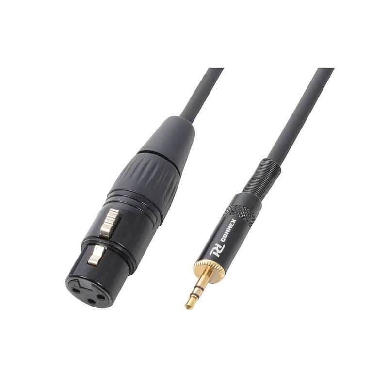 Pd Connex Cx50 05 Cable Xlr F  3.5 St. M 0.5 M image 1