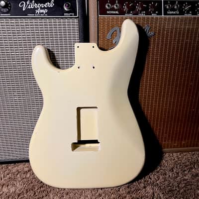Relic Fender Stratocaster Body Alder Vintage Aged Olympic White 60s Nitrocellulose!😍 image 4