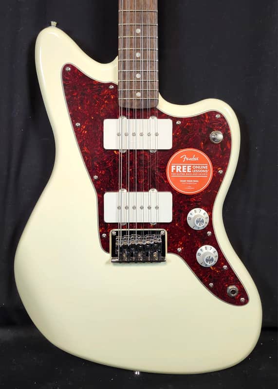 Squier Paranormal Jazzmaster XII, 12 String Electric Guitar, Olympic White image 1