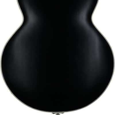 Ibanez PM3C BKL Pat Metheny Signature Hollowbody Electric Guitar. Black Low Gloss with Case image 3