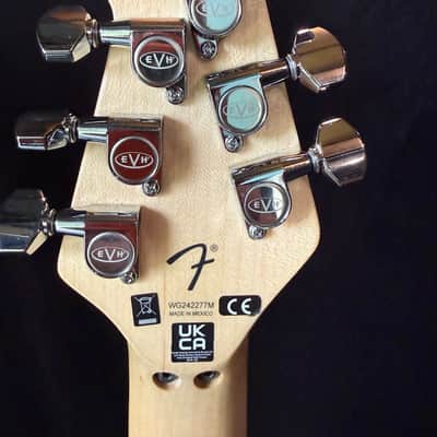 EVH Wolfgang Special Striped with Ebony Fretboard 2024 - Present - Satin Black/Yellow Stripes image 6