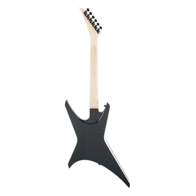 Used Jackson JS Series Warrior JS32 - Black w/ White Bevels w/ Amaranth FB image 8
