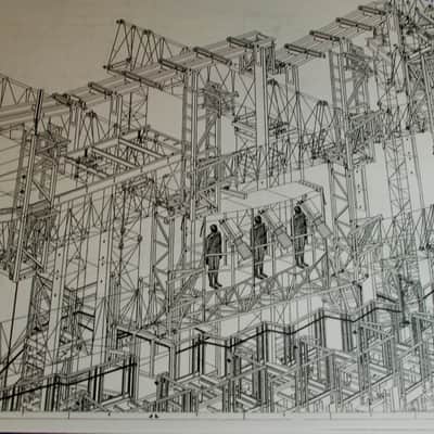 ROLLING STONES MANHATTAN   2005 STAGE PLANS. BIGGER BANG TOUR. ORIGINAL. COLLECTIBLE.  RARE. image 11