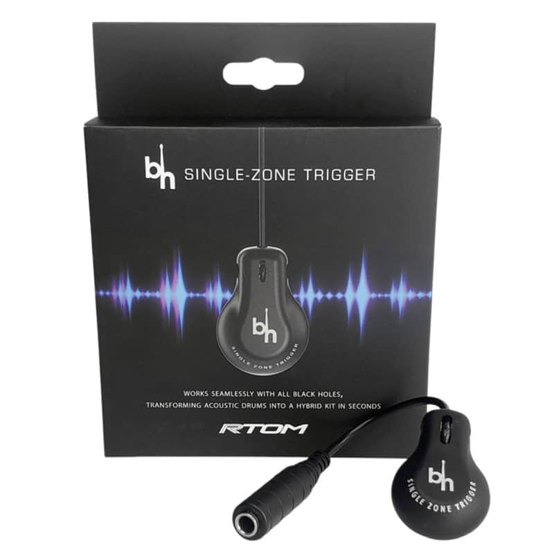 RTOM Black Hole Single Zone Trigger - Electronic Drum Trigger image 1