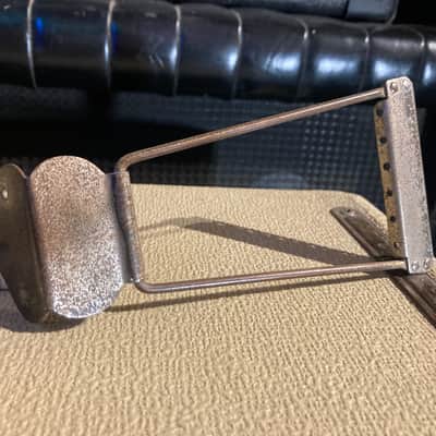 Vintage Archtop Tailpiece 1950s 1950s - Nickel image 1