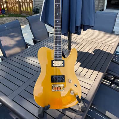 Fender Special Edition Custom Telecaster FMT HH Amber Solid Body - Goldtop 2022 - Goldtop image 1