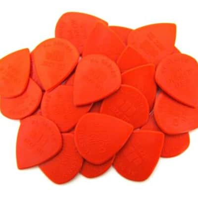 Dunlop Guitar Picks Jazz 3 Red Nylon XL (larger size) 24 Pack 47RXLN image 1
