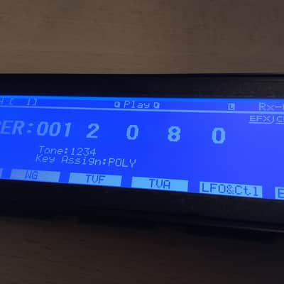 New blue display for Roland Jv 2080 image 3