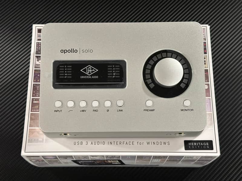 Universal Audio Apollo Solo Heritage Edition USB 3.0 Audio Interface 2020 - Present - Silver image 1