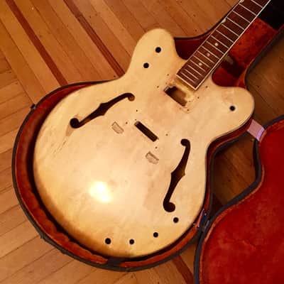 Gretsch Rally body and neck project husk 1968 Bamboo image 3