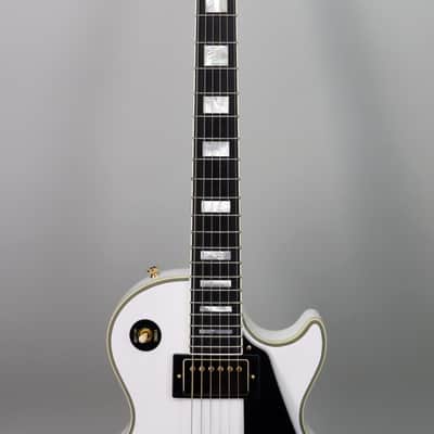Epiphone Inspired by Gibson Custom Les Paul Custom Alpine White image 3