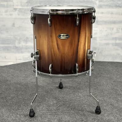 Pearl Masters Maple/Gum 4pc Drum Set Saman Natural Burst image 7