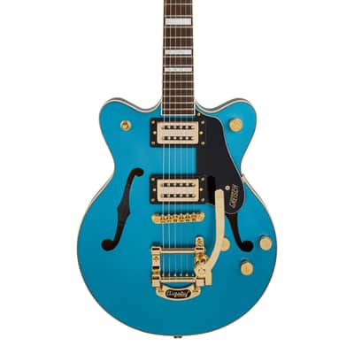 Gretsch G2655TG Streamliner Center Block Jr. Double-Cut Bigsby LTD Riviera Blue image 1