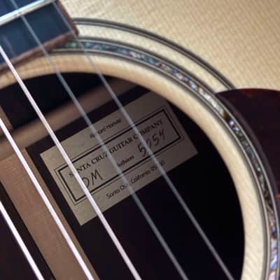 Santa Cruz OM Moon Spruce / Cocobolo “Luna” Custom 2015–Rare SCGC image 9