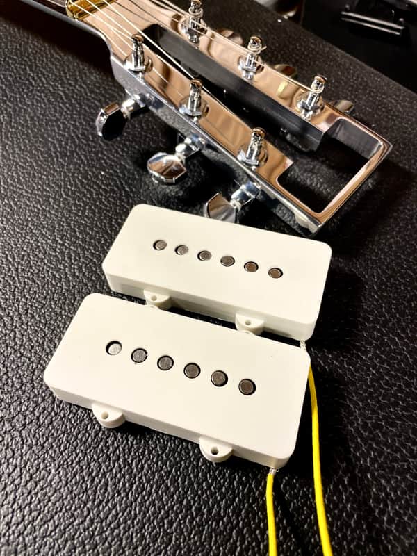 Electrical Guitar Company Travis Bean TB500 JM500 Jazzmaster Hybrid pickup set 2022 Black or white cover TB500 image 1