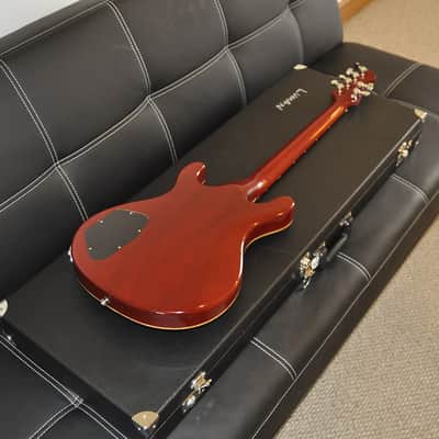 Luman Double Cutaway Vintage Amber image 11