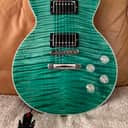 Must see top! 2023 Les Paul Modern Figured - Seafoam Green - Flame & Figured Mahogany Back