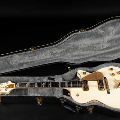 2003 Gretsch G6134 White Penguin - White | Japan Singlecut Dynasonic Pickups Ebony Fretboard w/ Hump Block Feather Motif Inlays First Production Year | OHSC image 24
