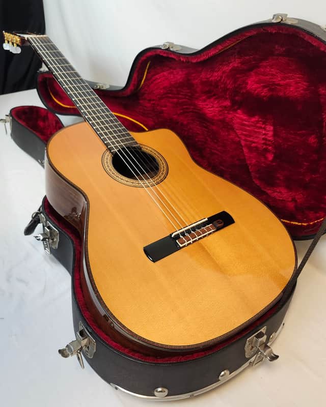 Pimentel Handmade Custom Classical Guitar, 1997, Signed Label, OHSC image 1