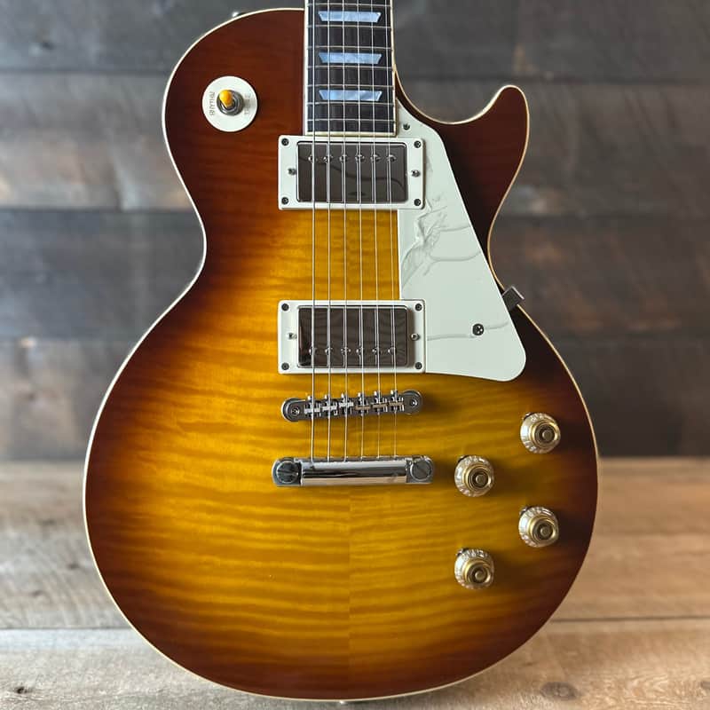 Epiphone Inspired By Gibson Custom Shop 1959 Les Paul Standard - Golden Poppy Burst 26051524504 image 1