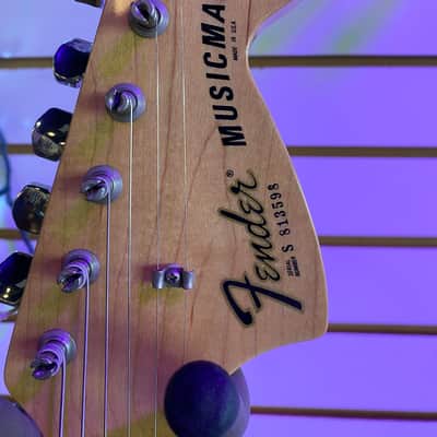 Pre-owned Fender Musicmaster 1977 -1978 Black Short Scale Vintage Electric Guitar image 6