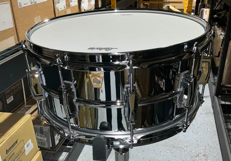 Ludwig LM402B Supraphonic Snare Drum 14x6.5” B stock image 1