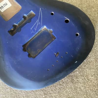 Blue Burst 4/6 String Electric Bass Guitar Body image 8
