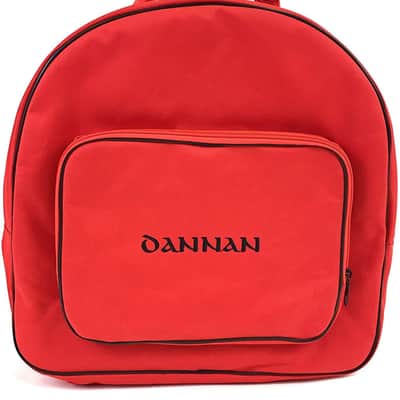 Deluxe Dannan Padded Bodhran Case Bag with Shoulder Straps and Storage Pocket 16" (RED) imagen 2