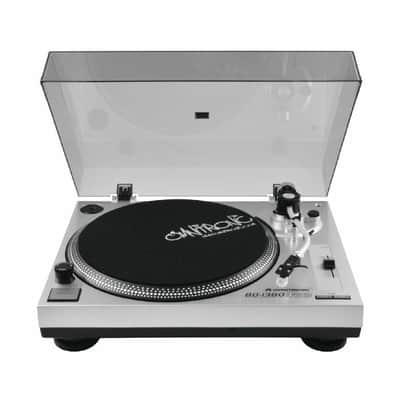 Omnitronic BD-1380 Belt-Drive USB DJ Turntable (silver) image 3