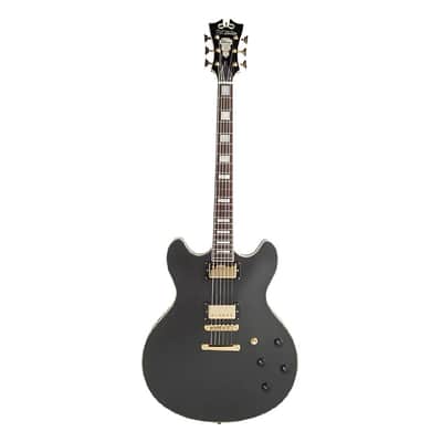 D'Angelico Deluxe DC Semi-Hollow Double Cutaway with Stop-Bar Tailpiece, No F-Holes